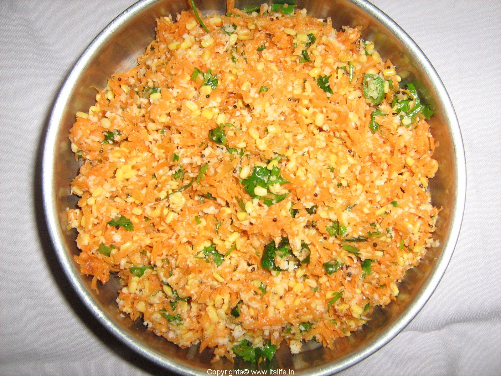 Carrot Kosambari Recipe South Indian Recipe Raw Carrot Recipe