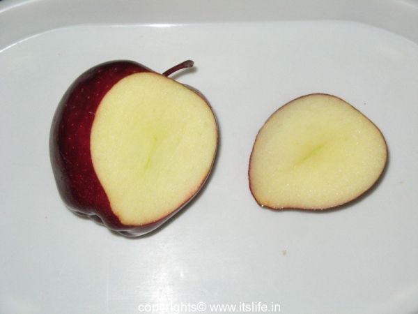 Fruit Carving - Apple Swan