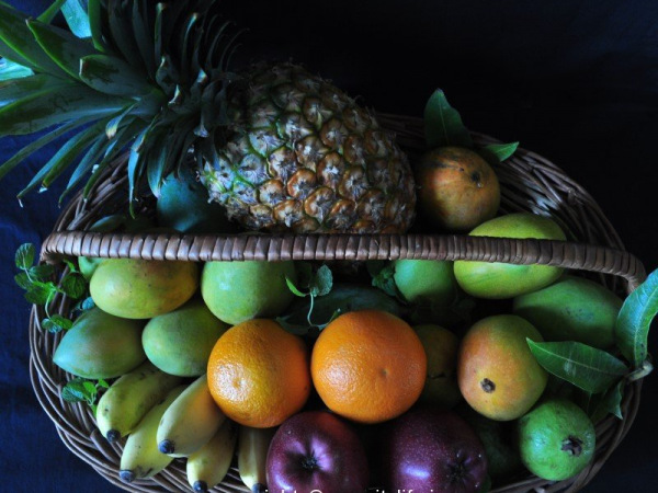 Mixed fruit arrangement