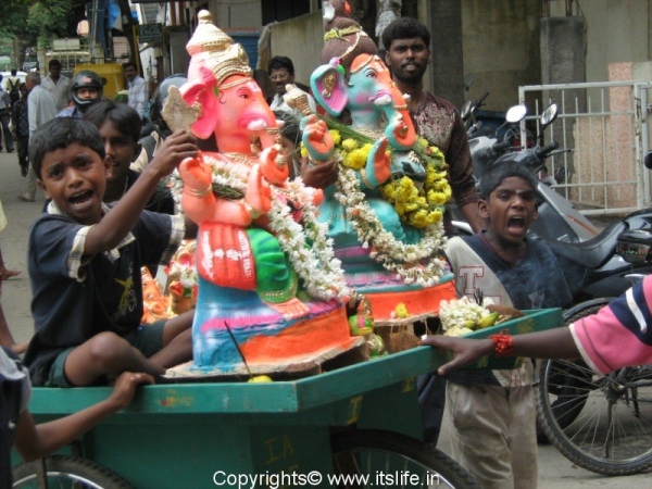 Ganesha Idol Visarjane
