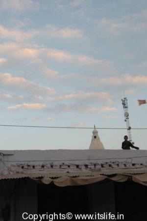 Kite flying in Pushkar