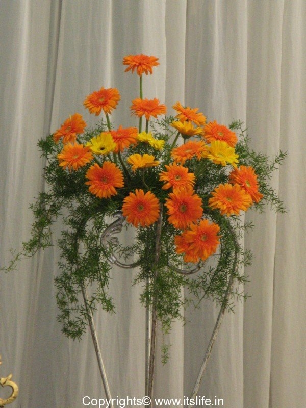 Pedestal Flower Arrangement