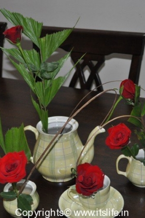 Flower Arrangement - Tea Time