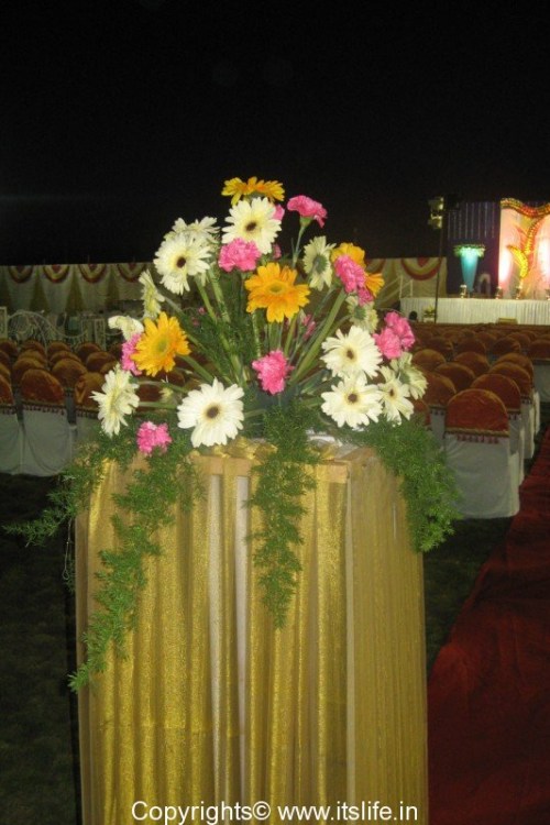 Pedestal Flower Arrangement