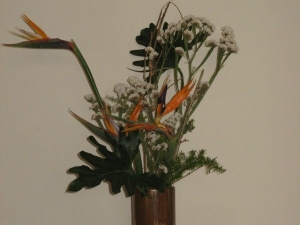 Bamboo Flower Arrangement