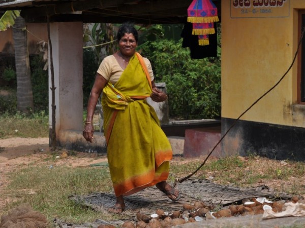 Lady in Udupi district