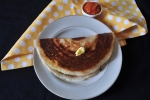 Chitranna Dosa - Pancakes with Lemon Rice