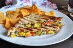 Corn and Cheese Sandwich