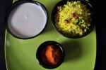 Chitranna Dosa - Pancakes with Lemon Rice