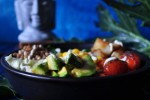 Avocado Moth Bean Sweet Potato Buddha Bowl,