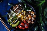 Avocado Moth Bean Sweet Potato Buddha Bowl,