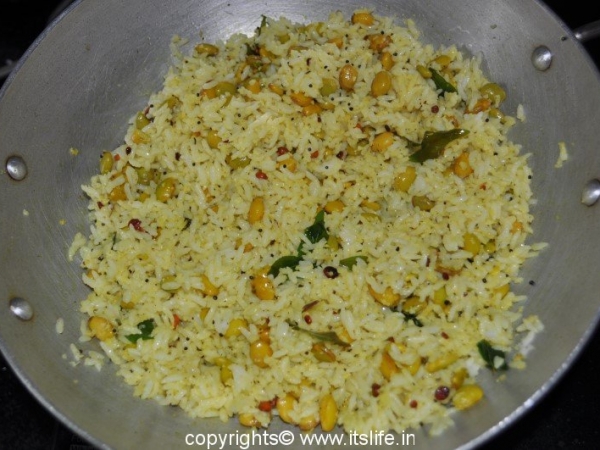 Avarekayi Bhath - Flat Beans Rice