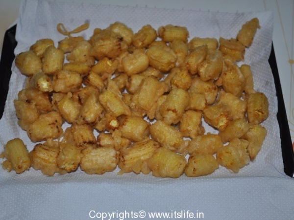 Baby corn Manchurian