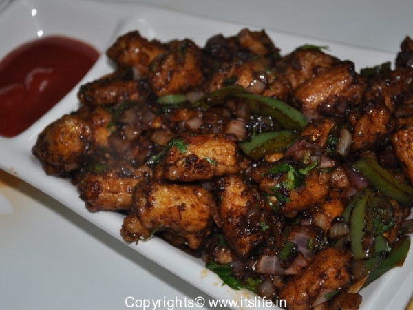 Baby corn Manchurian