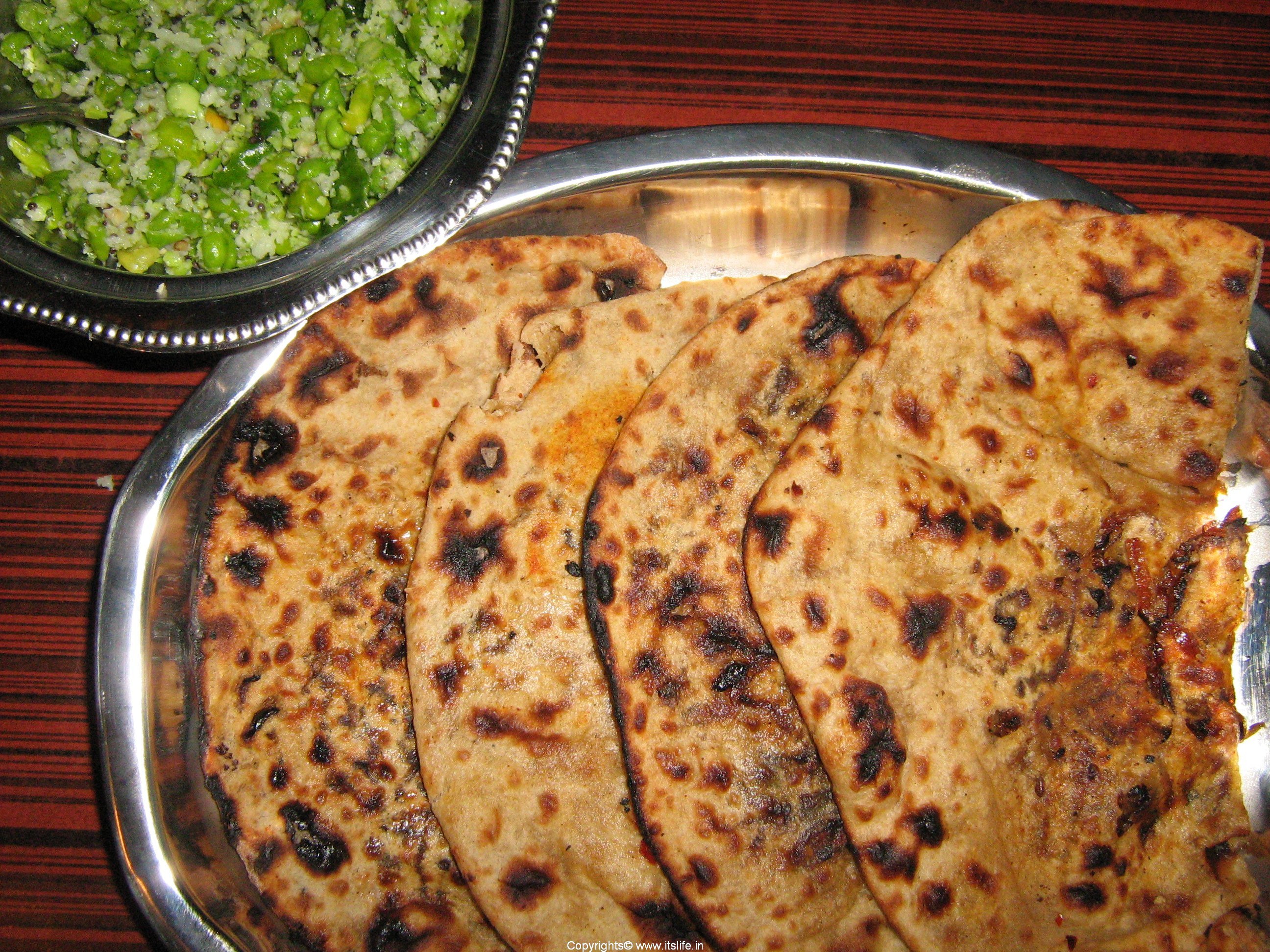 Onion Paratha Recipe Pyas Paratha Indian Bread