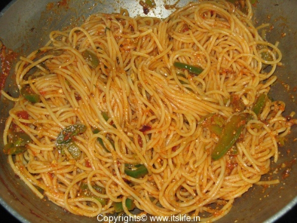 Spaghetti in Marinara Sauce