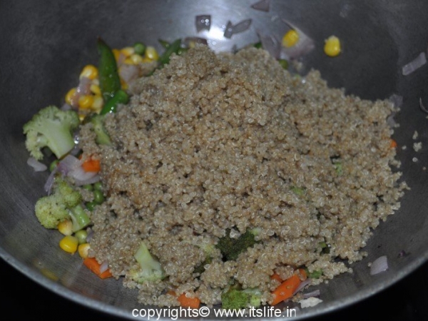Vegetable Fried Quinoa