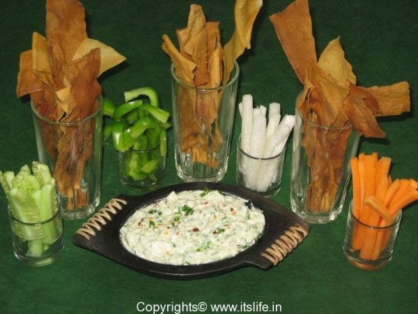 Cucumber and Spring Onion Dip