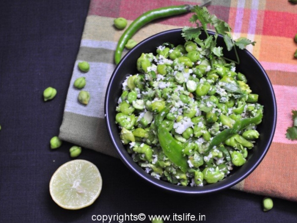 Green Chik Peas Salad Recipe