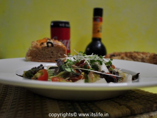 Microgreens Pear Salad Recipe