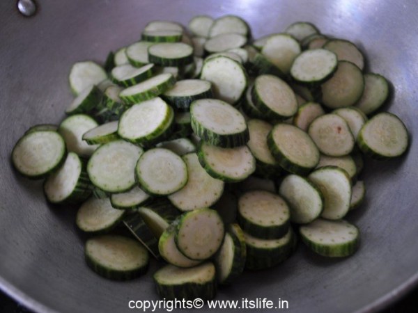Cucumber side dish