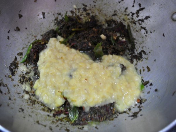 Gongura and Lentil Side Dish