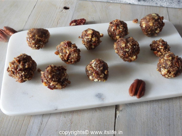 Pecan Laddu recipe