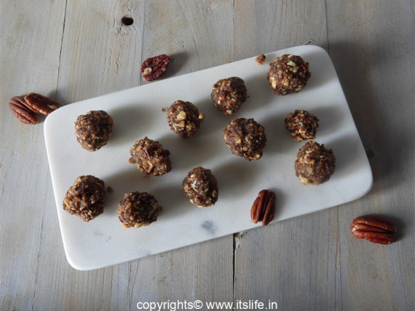 Pecan Laddoo recipe