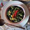 Avarekalu Soppina Palya -  Leafy Vegetable Dish Recipe