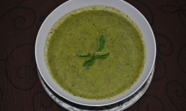 Hot Cucumber and Mint Soup