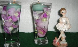 Flower Candle Glasses