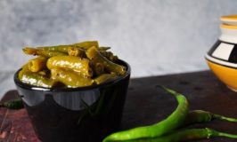 Green chilies pickle